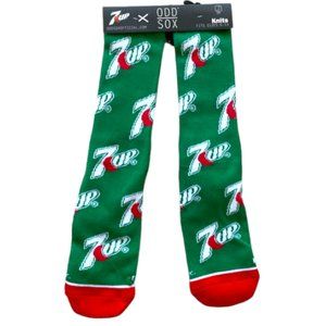 BNWT. Odd Sox- 7up Logo Socks
